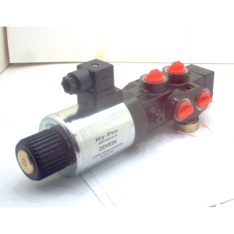 1/2 BSP 24V 6 PORT DOUBLE DIVERTER